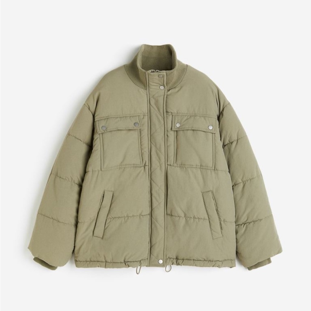H&M Olive Green Puffer Jacket